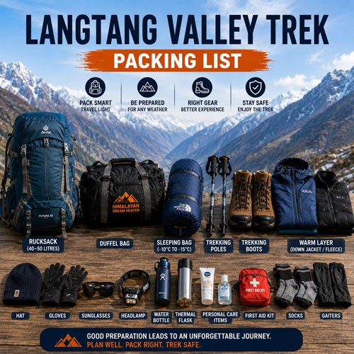 Langtang Trek Packing List