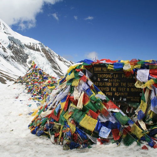 Thorong la pass in Annapurna
