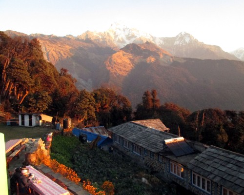 Beautiful Local Village In Annapurna