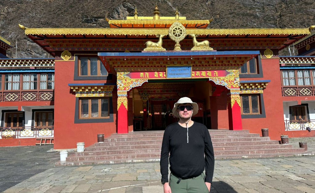 Traditional Monastery during the Tsum Valley Trek in Nepal