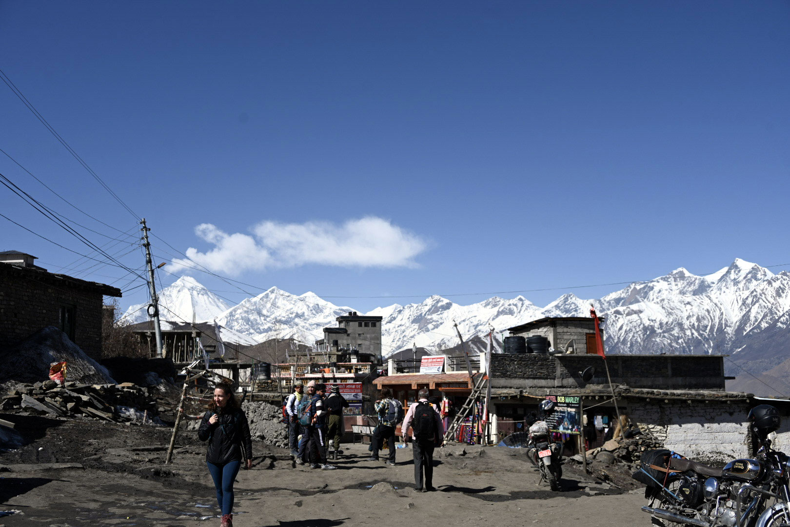 Astonoshing view from Muktinath