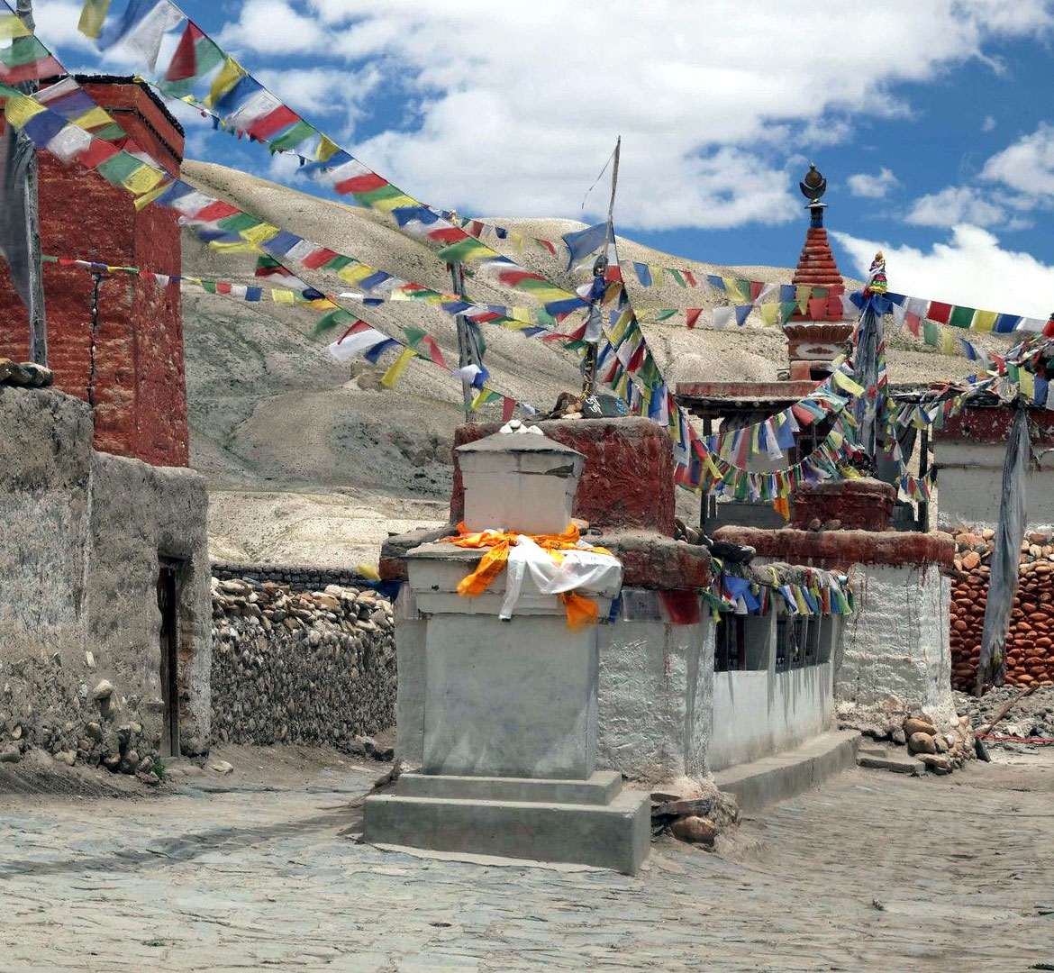 Chorten in Lo Manthang,Mustang