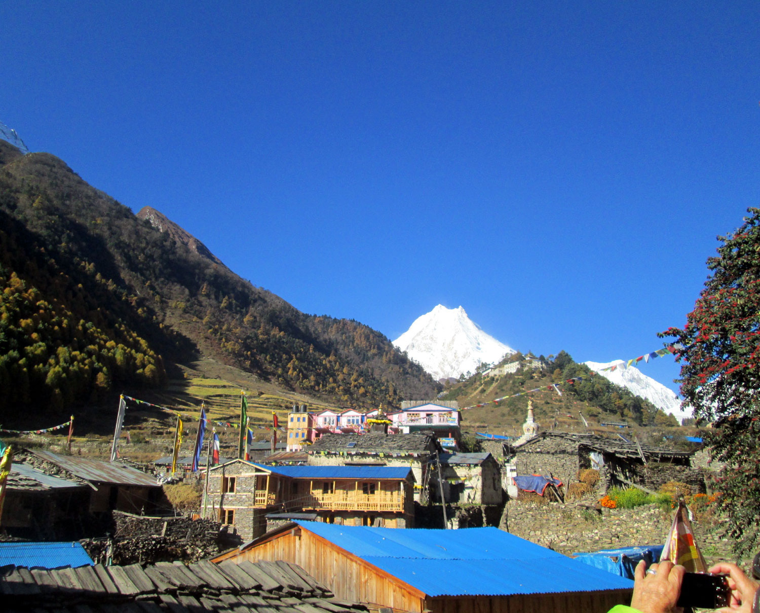Tea house accommodation on the Manaslu Circuit trekking route