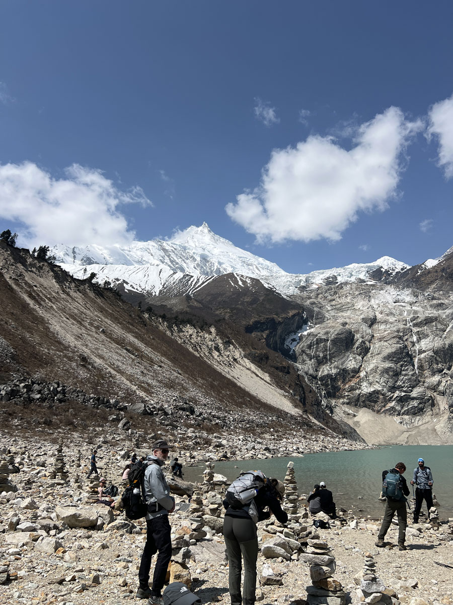 Birendra Lake near Samagaun during the Manaslu Circuit Trekking
