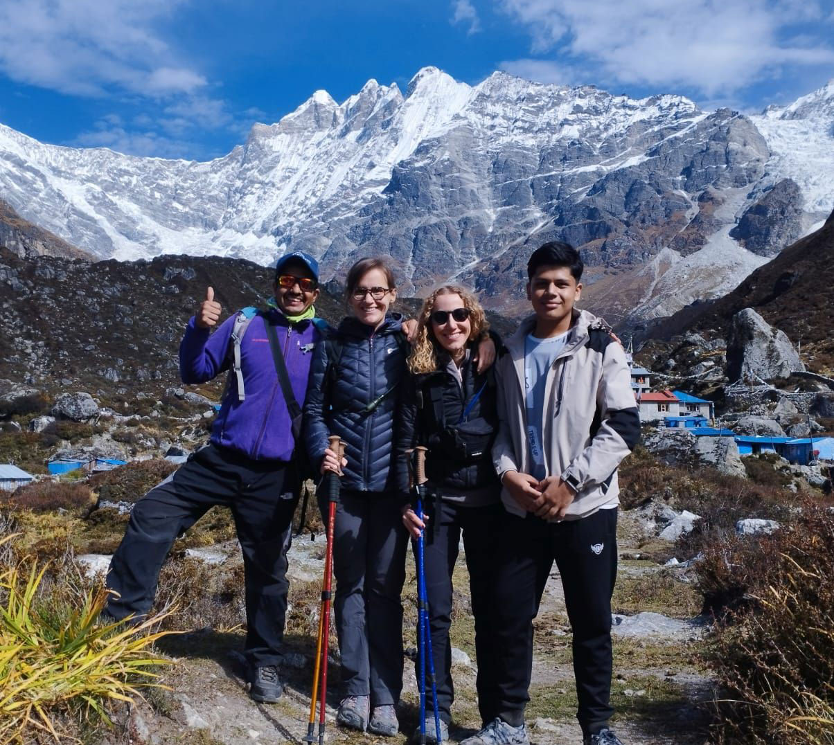 Licensed Langtang Valley Trek guide leading trekkers on the trail in Nepal