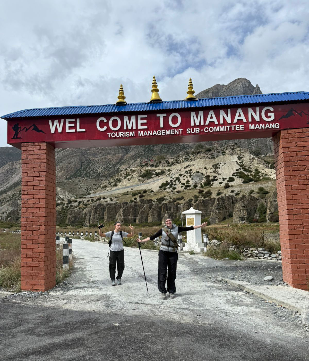 Manang on Annapurna Circuit trail