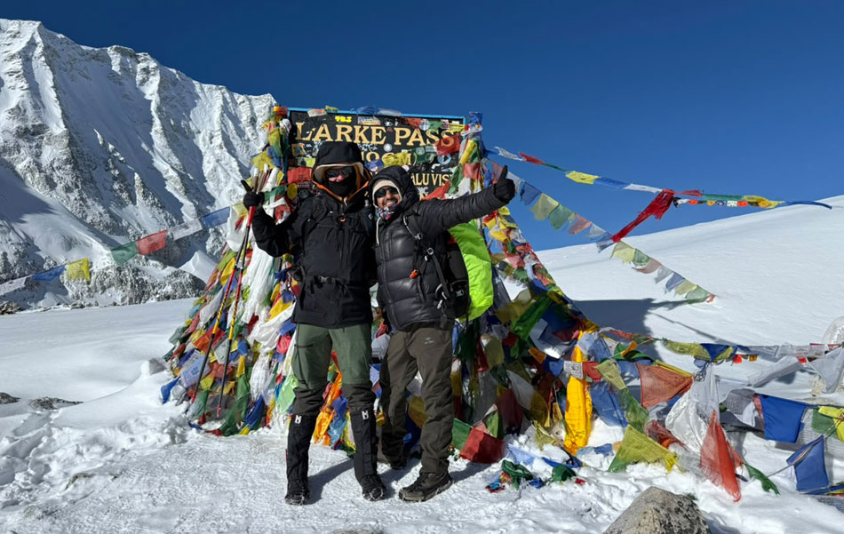 Beautiful scenery on Manaslu circuit and Tsum valley trek