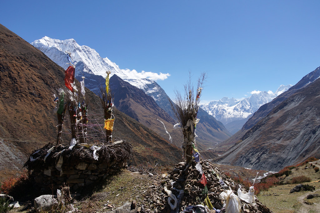 Spritual site in Manaslu region
