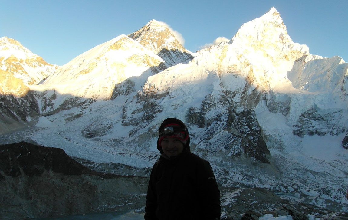 Trekkers in Kalapathar while trekking to Everest Base Camp